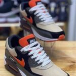 Airmax 90 shoes -black and orange
