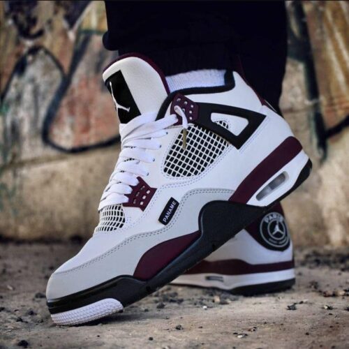 Jordan 4s (White and Maroon)